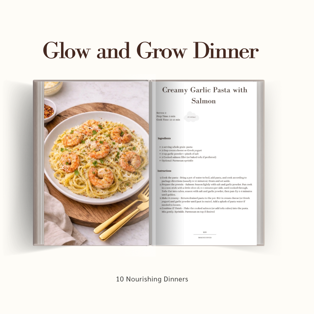 Glow & Grow: A 14-Day Nutrition Plan for a Slim Waist & Natural Curves